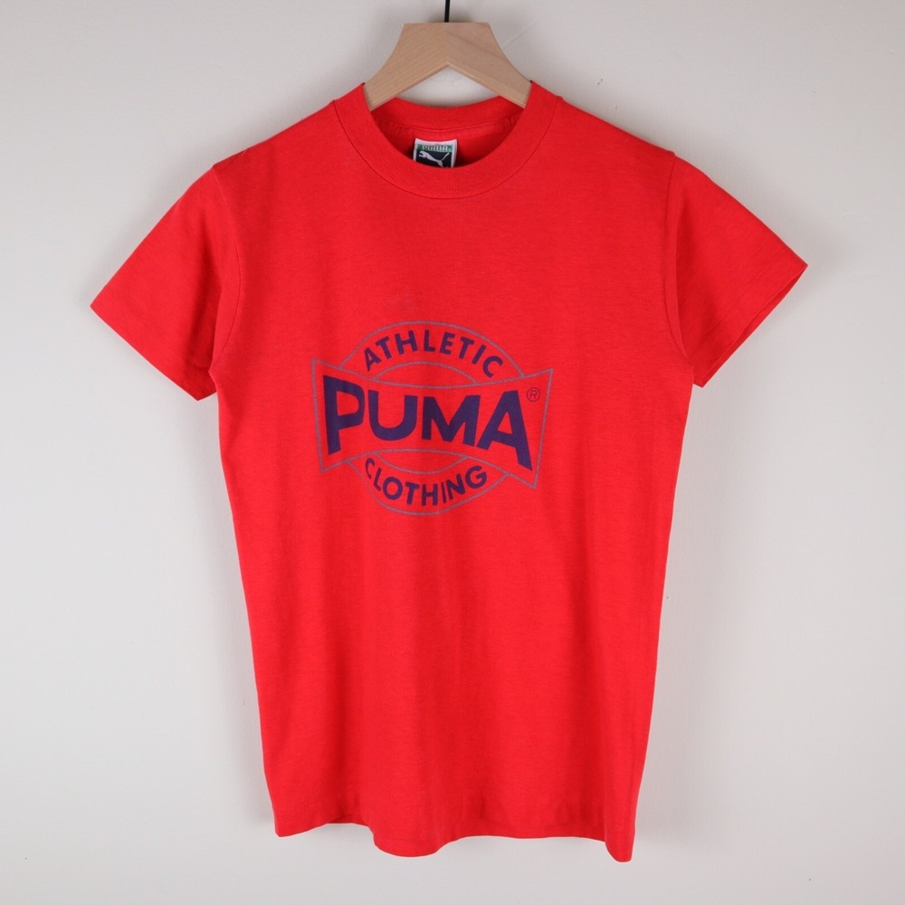 Vintage Puma Athletic Clothing Shirt‎ Red Youth XL 16.5x24